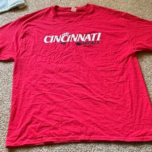 Hanes Red Cincinnati Bearcats Tee